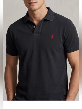 Polo by Ralph Lauren Black Polo with Red Pony Logo